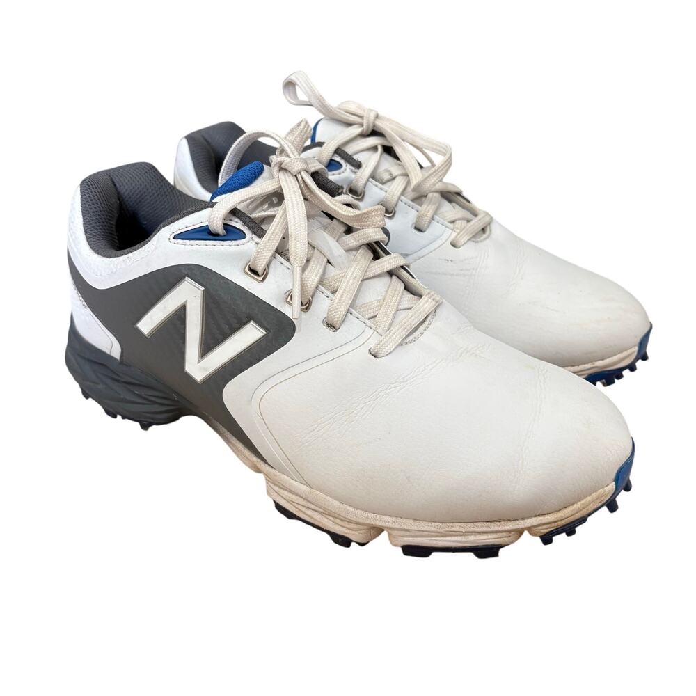 New Balance Men's Striker V2 Golf Shoes NBG2006WGY White & Grey Size 8.5 2E
